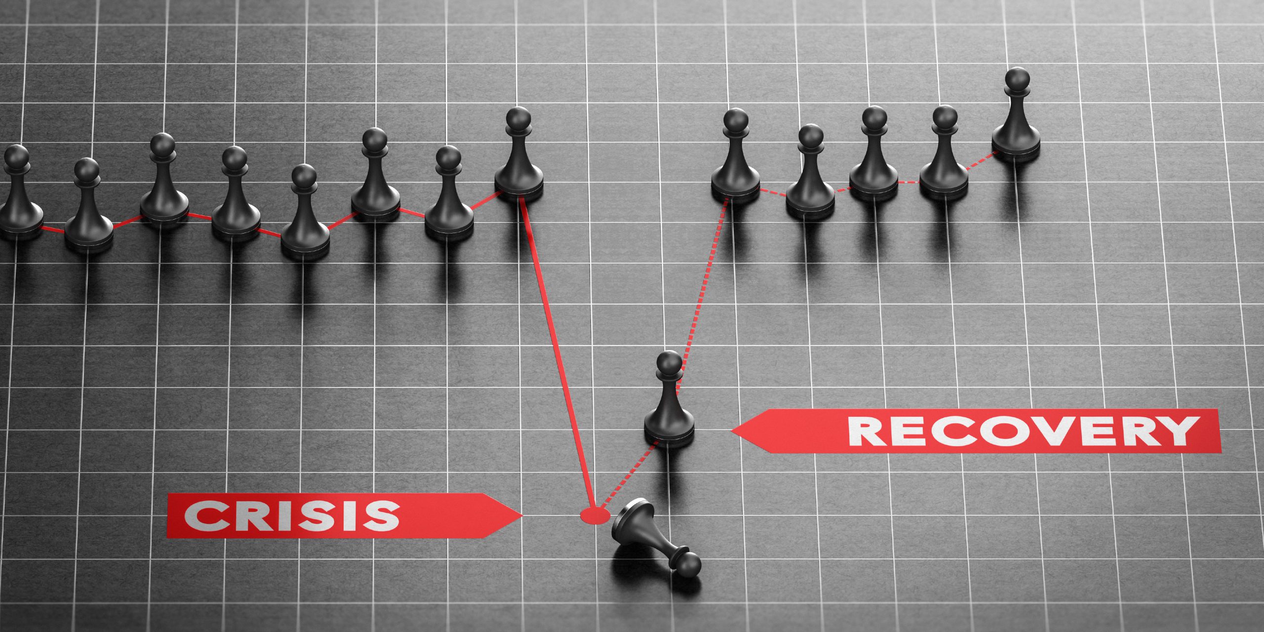 Crisis & Recovery Chess Graphic