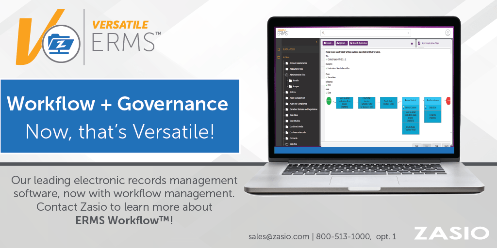 Workflow Management Capabilities Coming to Zasio’s Popular Electronic Records Management Software
