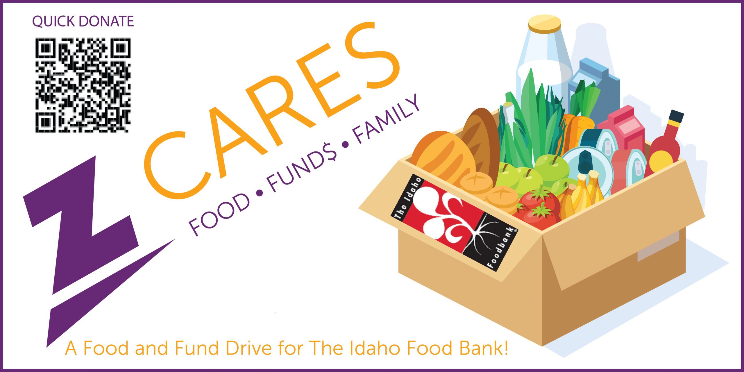 Zcares food drive