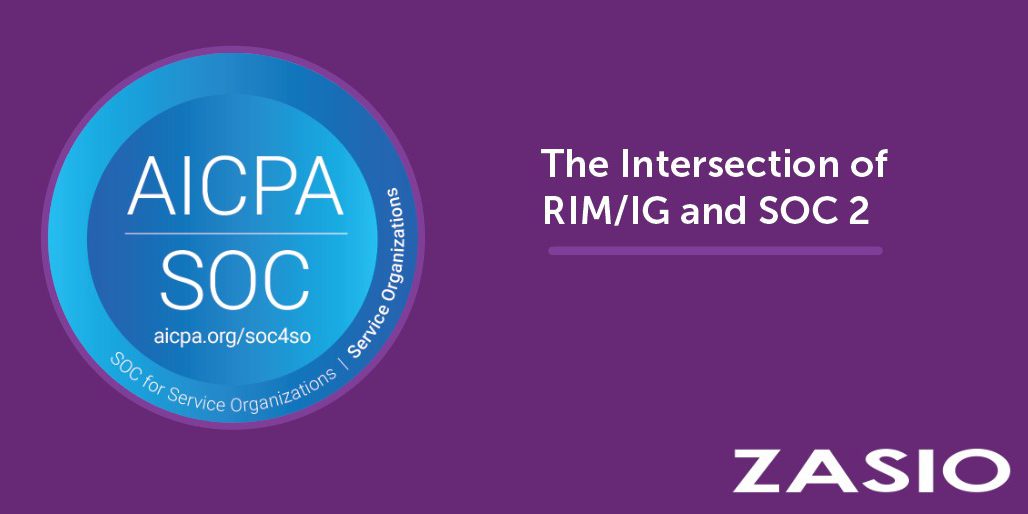 The intersection of RIM/IG and SOC2 webinar graphic