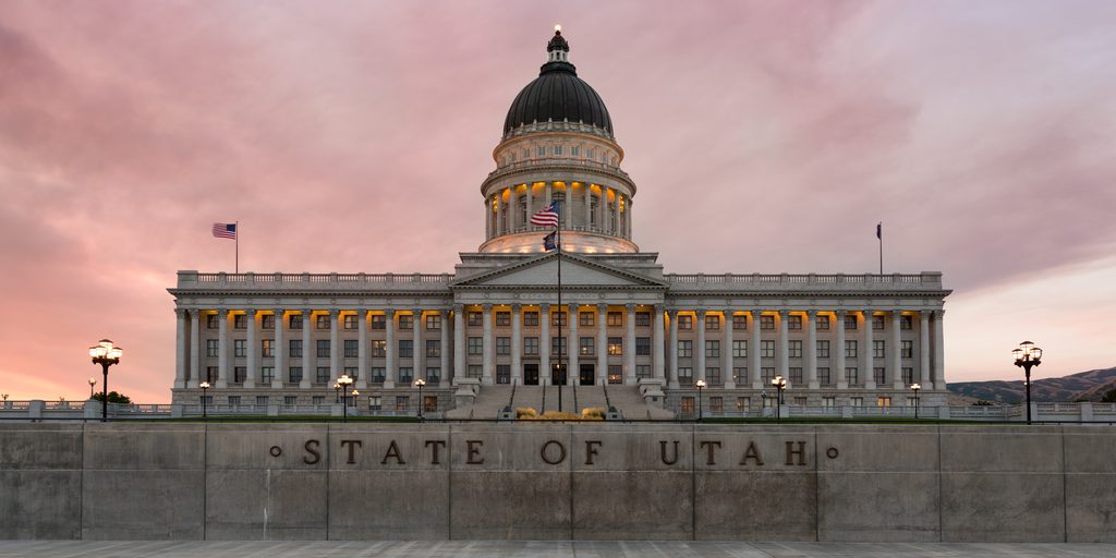 State of Utah capitol building