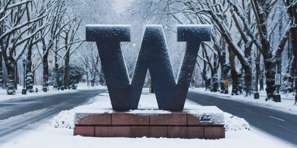 University of Washington W Sign