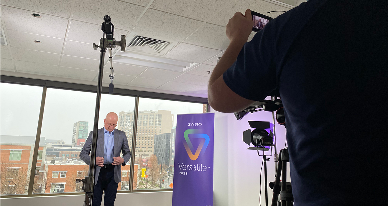 Behind the scenes recording Versatile video