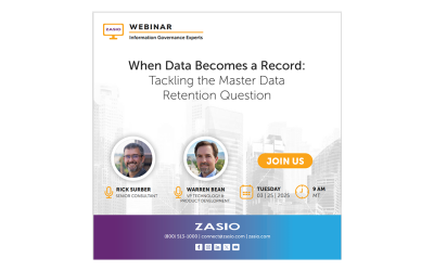 JOIN US! — When Data Becomes a Record: Tackling the Master Data Retention Question