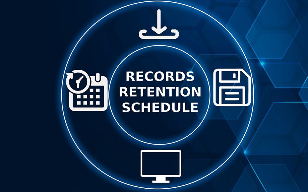 master data record records retention schedule