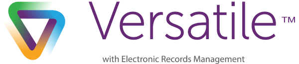 Versatile with Electronic Records Management Logo