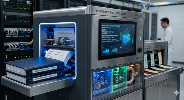 Automated record management machine