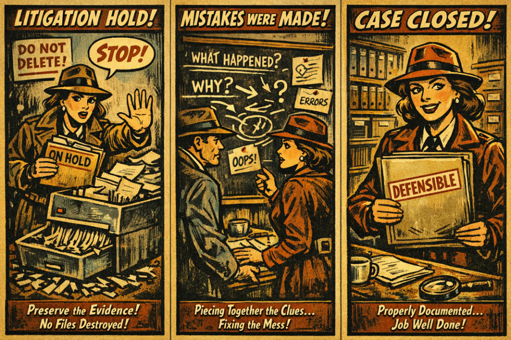 Defensible Disposition Framework Storyboard
